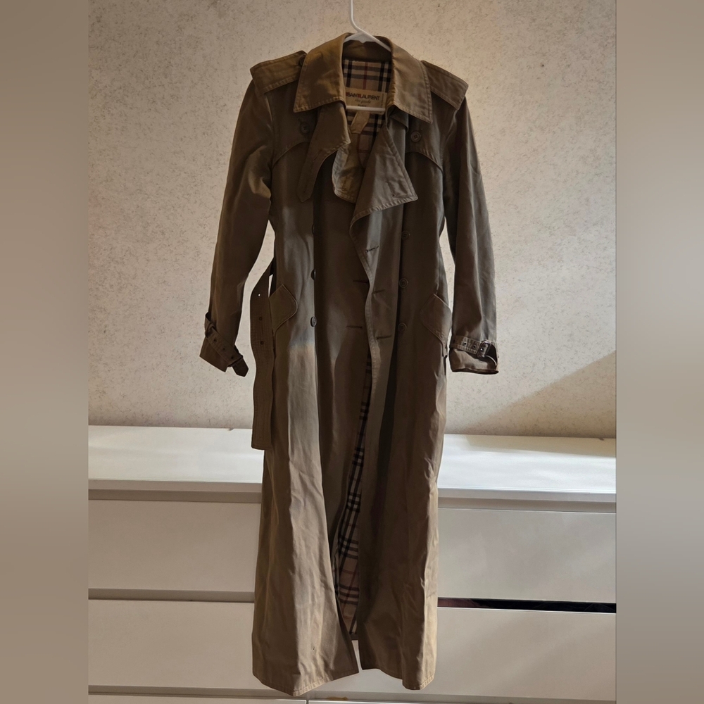 1968 Womens Vintage French Trench Coat